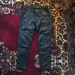 Maison Scotch women leather pants